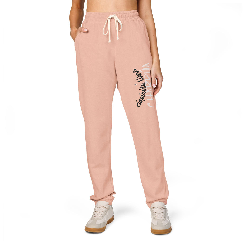 Cozy Garment-Dyed Fleece Sweatpants for Relaxation, Lounge Wear, Unisex Joggers, Casual Wear, Home Comfort