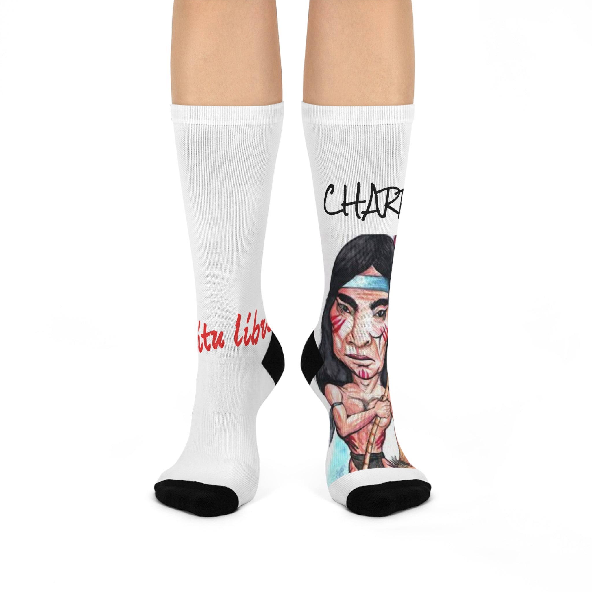 Vibrant Cushioned Crew Socks for Comfort and Style, Gift for Art Lovers, Cozy Socks for Everyday Wear, Unique Gift for Friends, Fun [...]