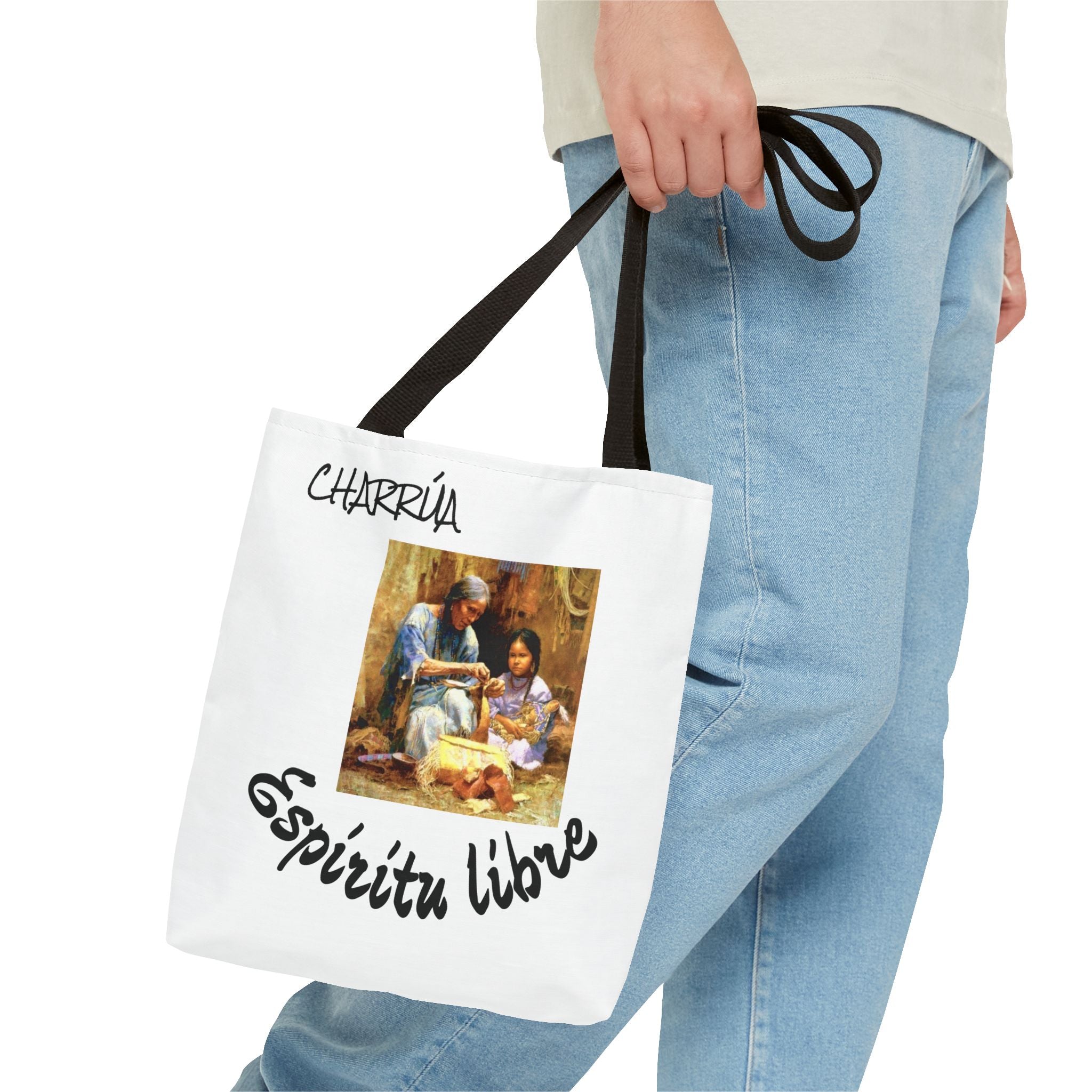 Colorful Spirit Tote Bag, Eco-Friendly Shopping Bag, Art-Inspired Gift, Travel Tote, Bohemian Style, Everyday Use