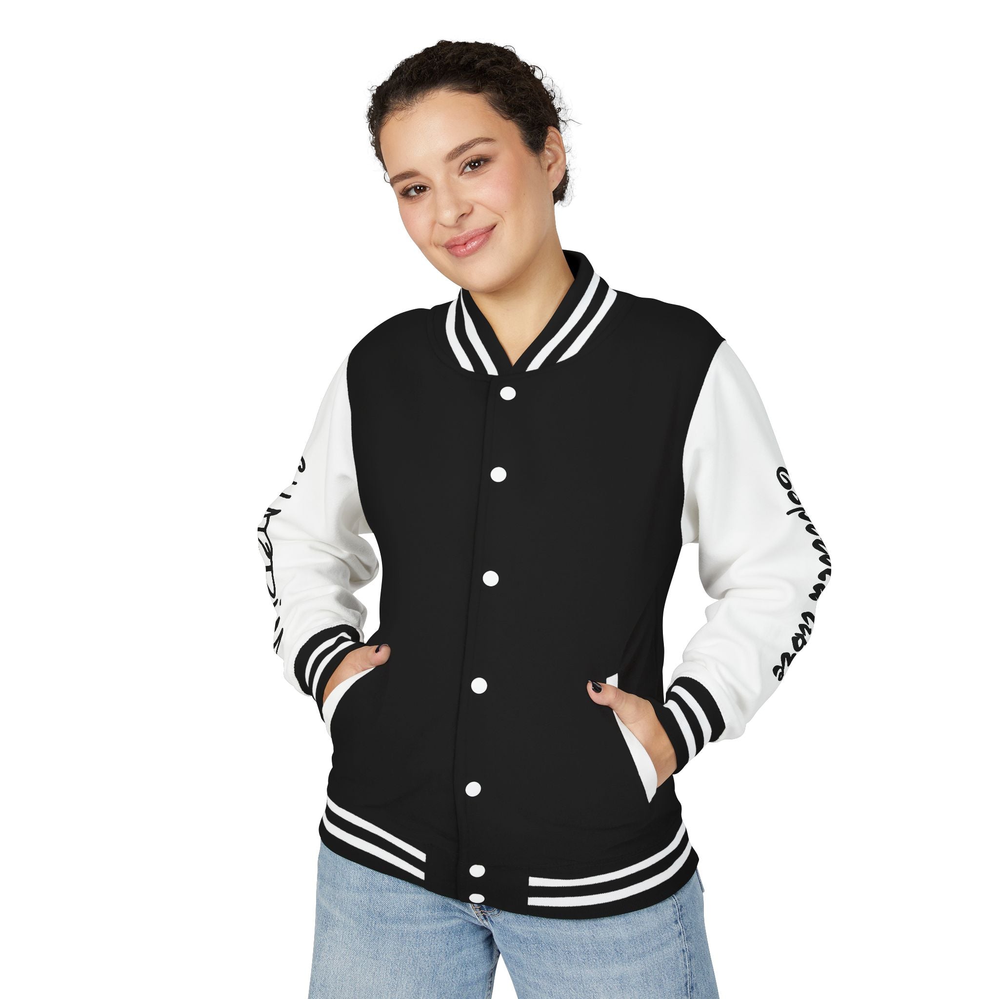 La leyenda del Ceibo y el Churrinche. Unisex Heavyweight Letterman Jacket – Chill Vibe, Sportswear, Casual Outfit, Gift for Him/Her, Trendy Layering