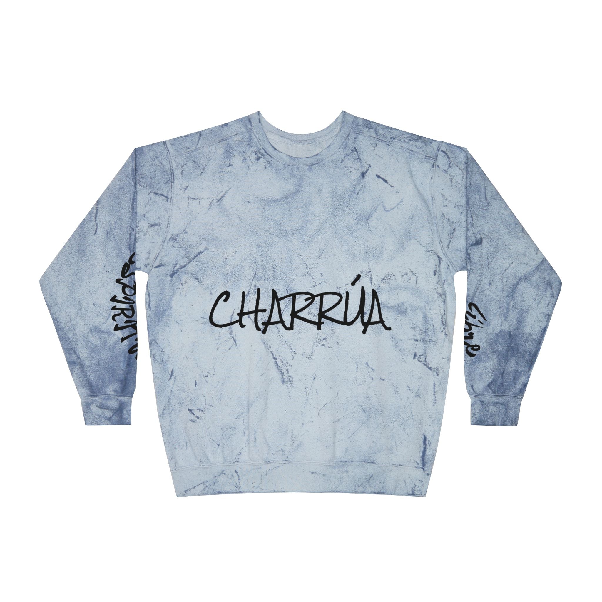 Color Blast Crewneck Sweatshirt, Trendy Unisex Pullover, Unique Graphic Sweatshirt, Cozy Winter Apparel, Fun Penguin Design