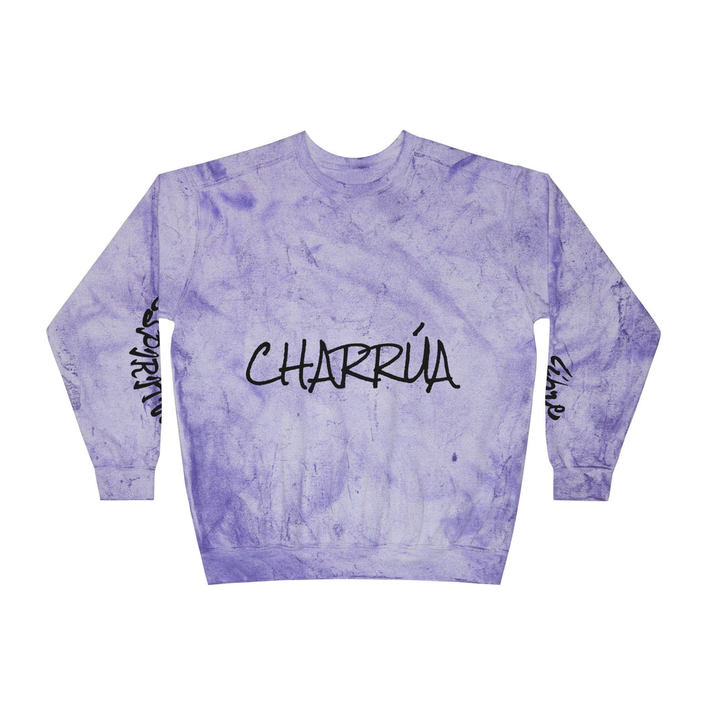 Color Blast Crewneck Sweatshirt, Trendy Unisex Pullover, Unique Graphic Sweatshirt, Cozy Winter Apparel, Fun Penguin Design