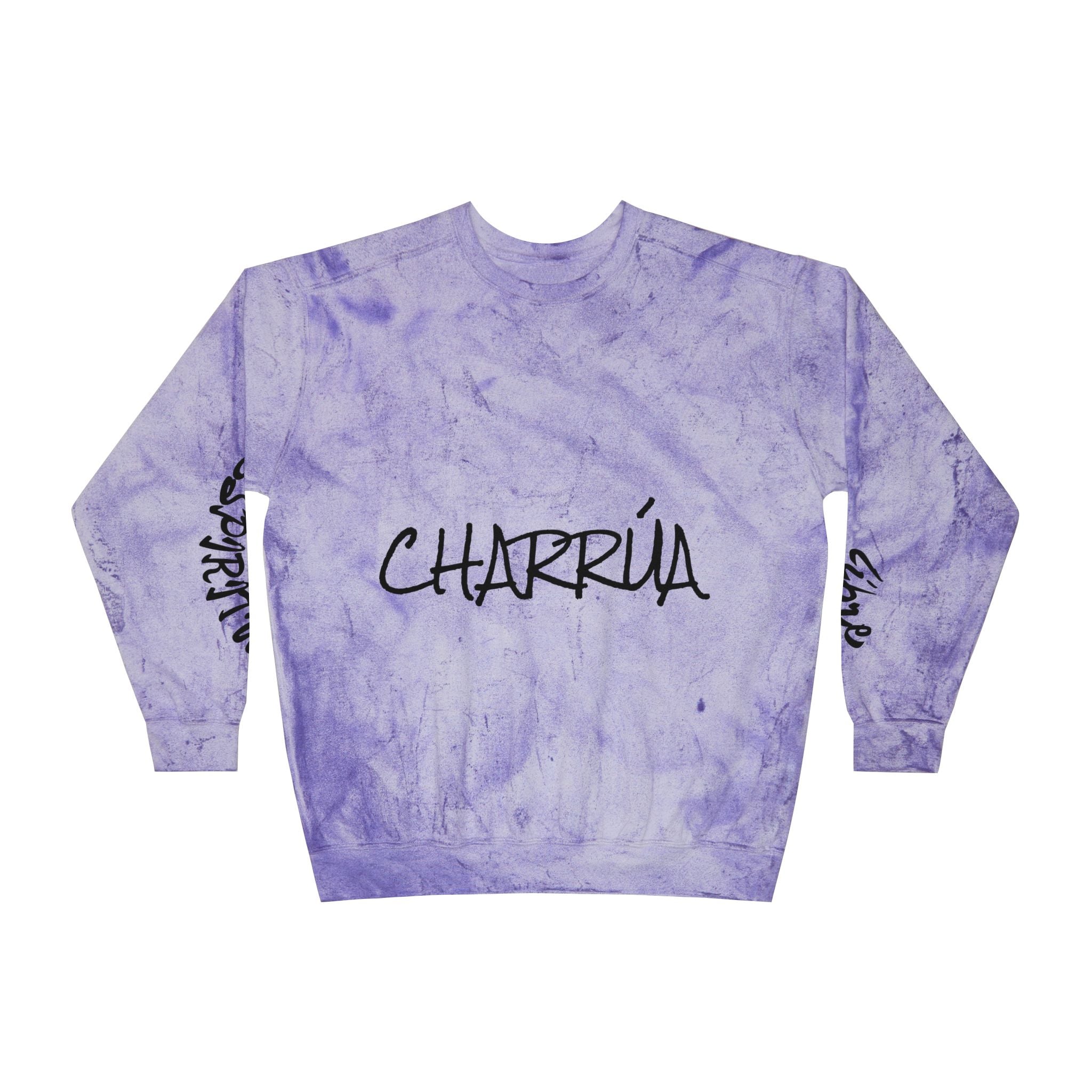 Color Blast Crewneck Sweatshirt, Trendy Unisex Pullover, Unique Graphic Sweatshirt, Cozy Winter Apparel, Fun Penguin Design