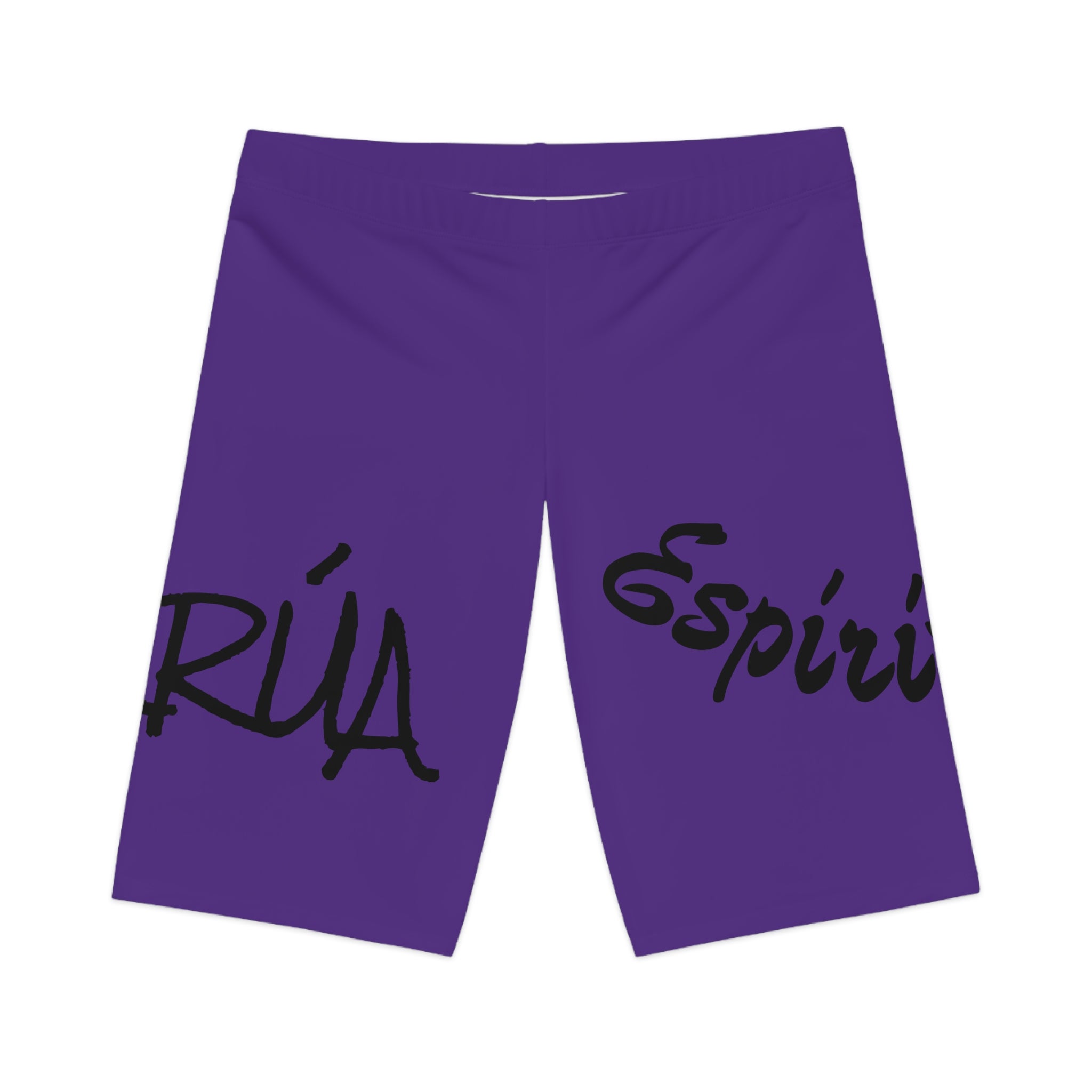 Women's Bike Shorts - Empowering Spirit Design, Workout Gear, Casual Wear, Fitness Apparel, Summer Essentials