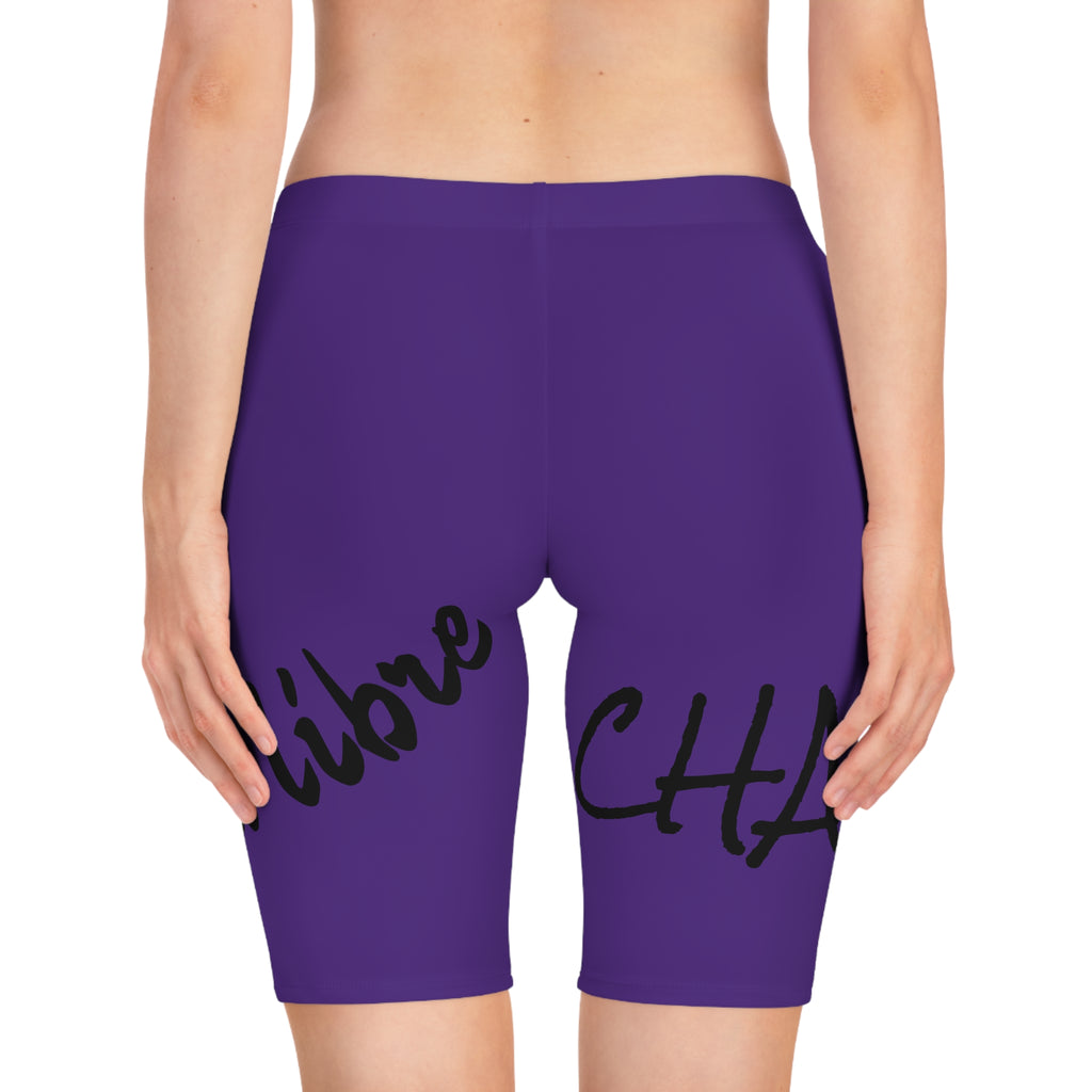 Women's Bike Shorts - Empowering Spirit Design, Workout Gear, Casual Wear, Fitness Apparel, Summer Essentials